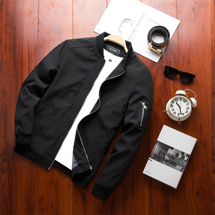 Veste légère imperméable homme à fermeture zippée