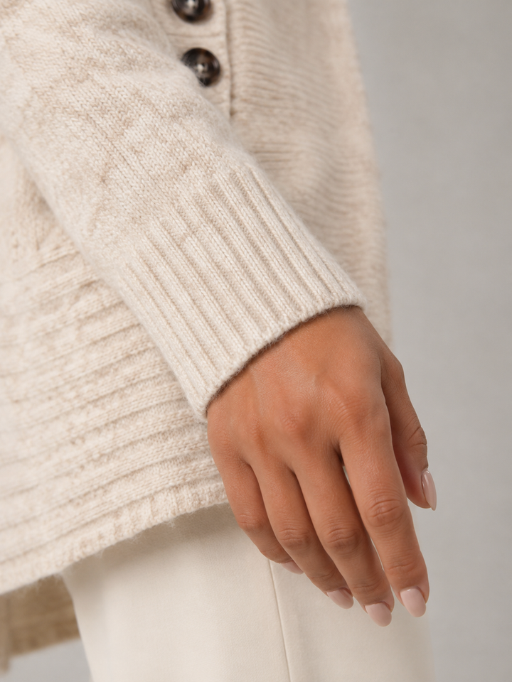 Corvelle | Cardigan Col Châle Ceinture Boutonnée pour Femme