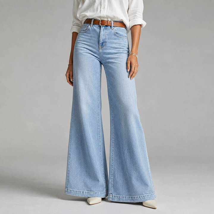 Rosalind | Jean Large Évasé Taille Haute