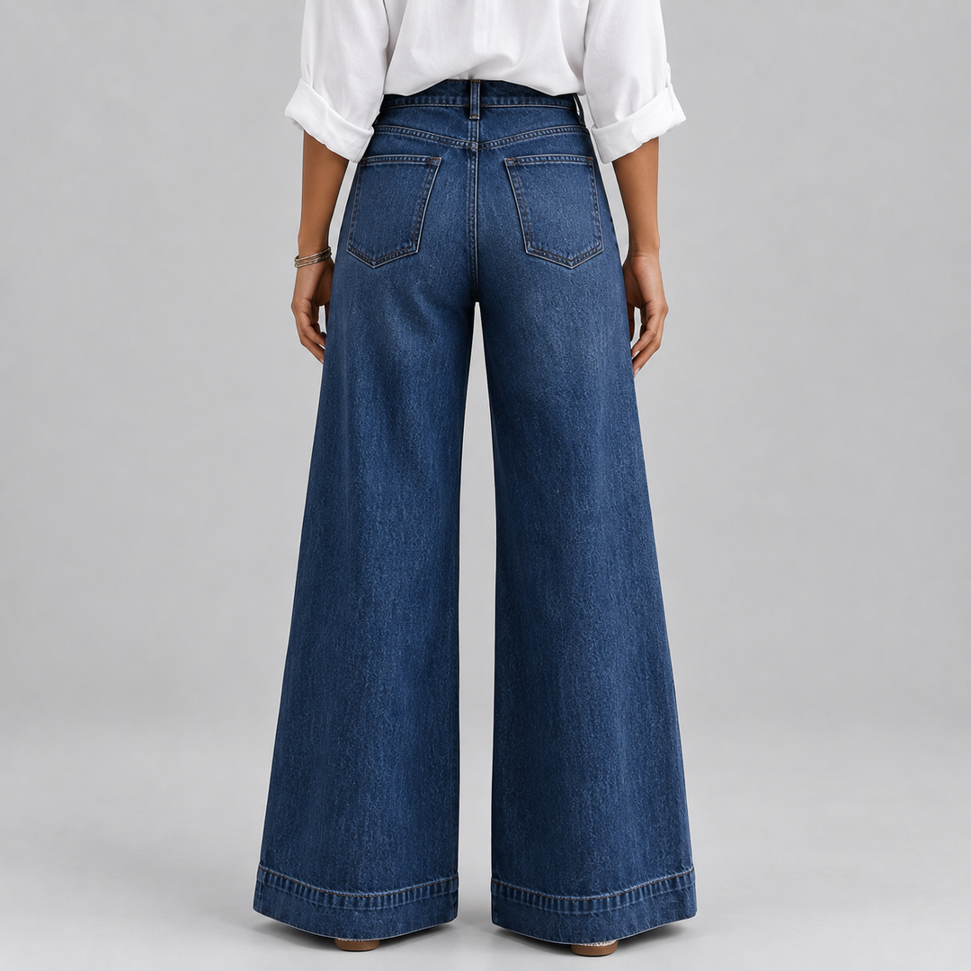 Rosalind | Jean Large Évasé Taille Haute