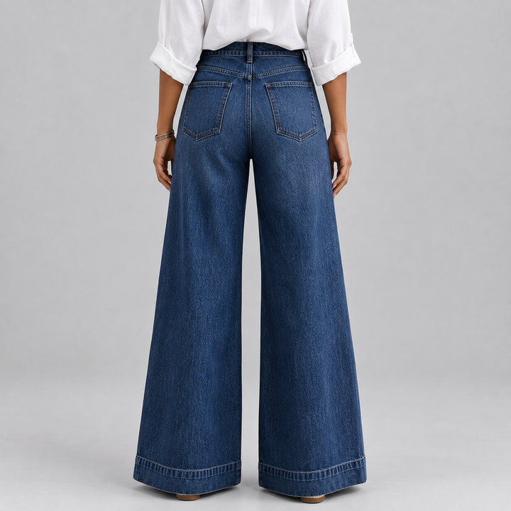 Rosalind | Jean Large Évasé Taille Haute