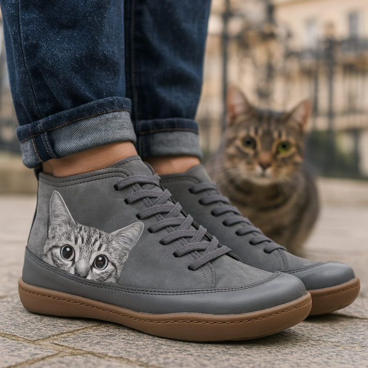 Femmes Bottes Amusantes Chat | Confortables