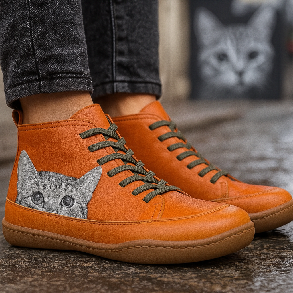 Femmes Bottes Amusantes Chat | Confortables