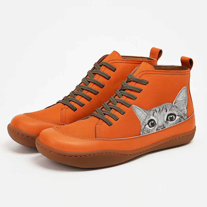 Femmes Bottes Amusantes Chat | Confortables