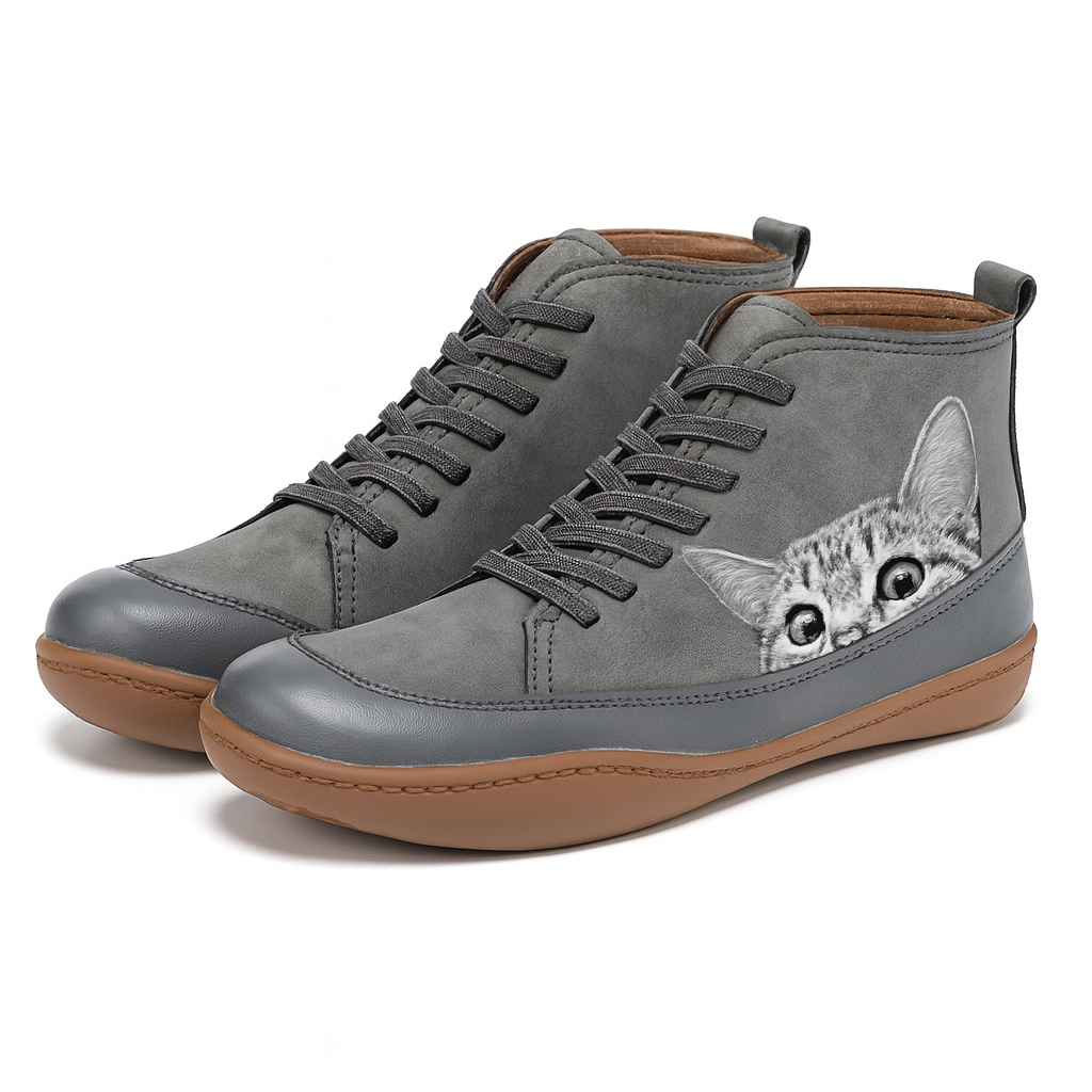 Femmes Bottes Amusantes Chat | Confortables