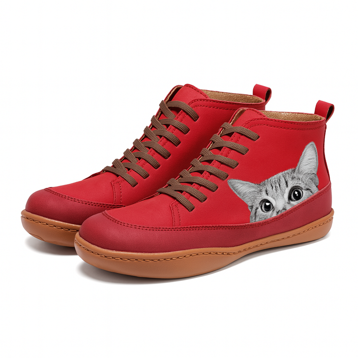 Femmes Bottes Amusantes Chat | Confortables