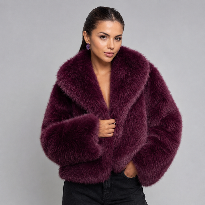 Genevra | Veste en Fausse Fourrure Doublée Ample
