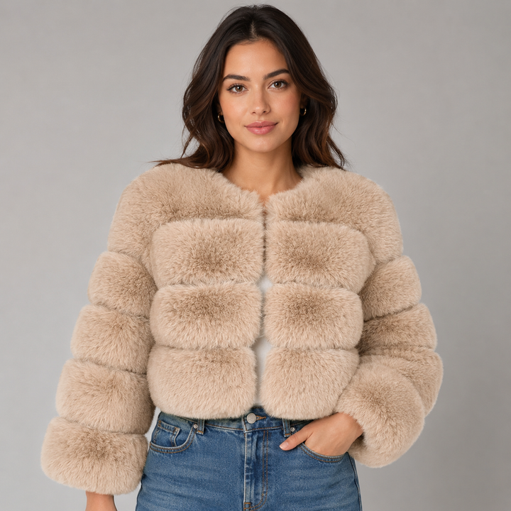 Ottiline | Veste Courte en Fausse Fourrure