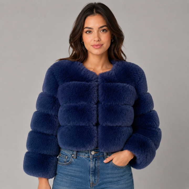 Ottiline | Veste Courte en Fausse Fourrure