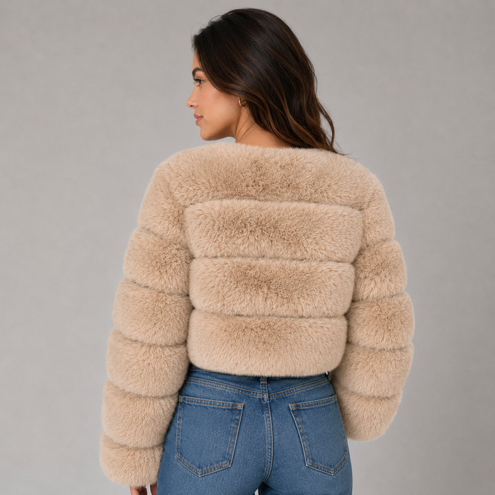 Ottiline | Veste Courte en Fausse Fourrure