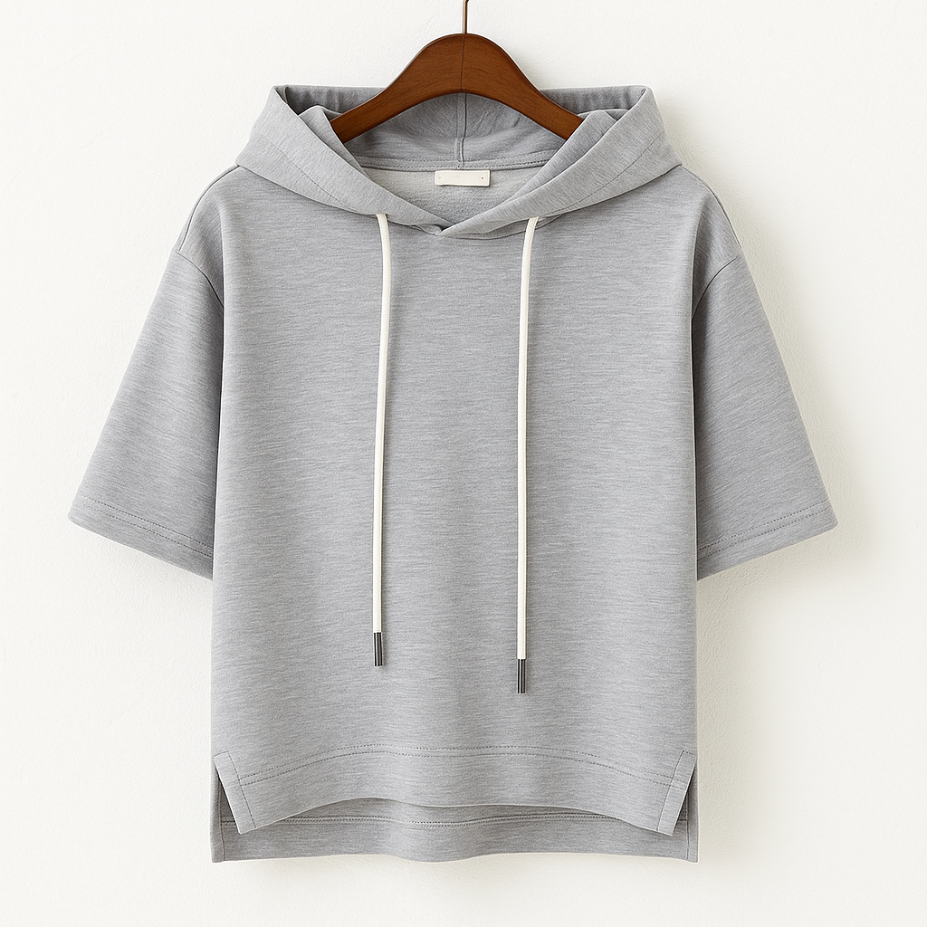 Sweat à capuche manches courtes pour femme | Freya