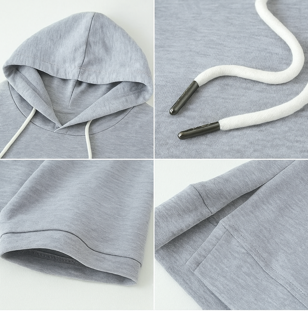Sweat à capuche manches courtes pour femme | Freya
