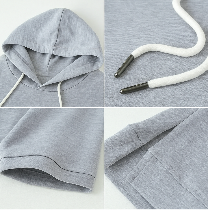 Sweat à capuche manches courtes pour femme | Freya
