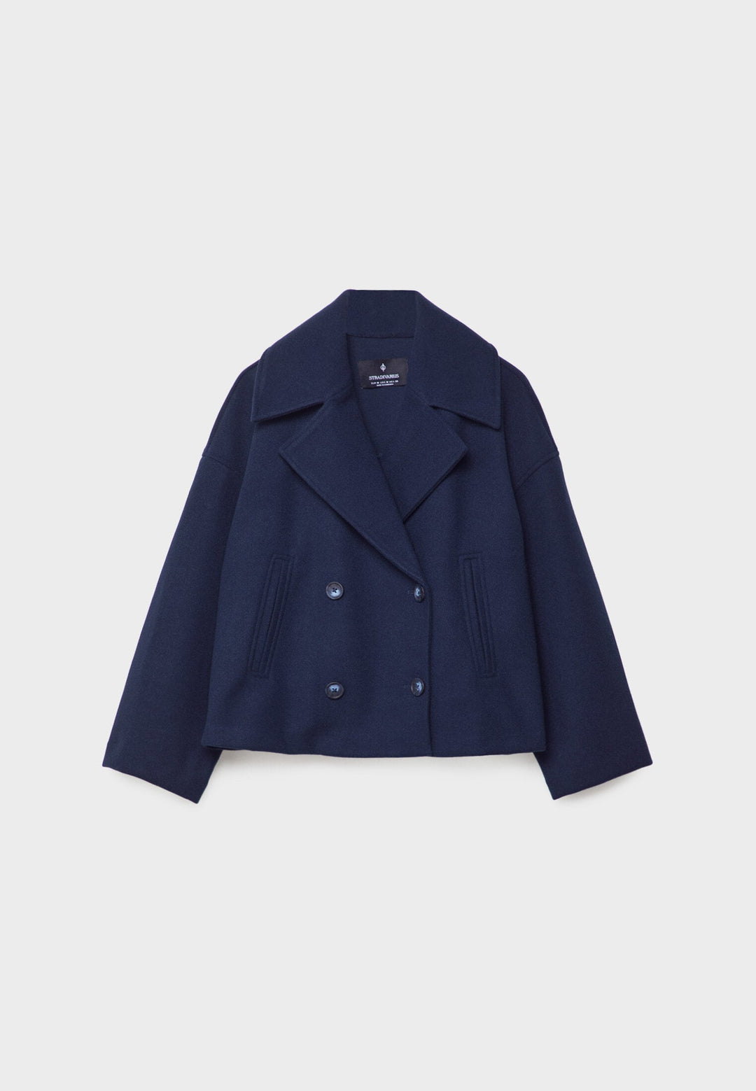 Veste courte croisée fluide moderne femme