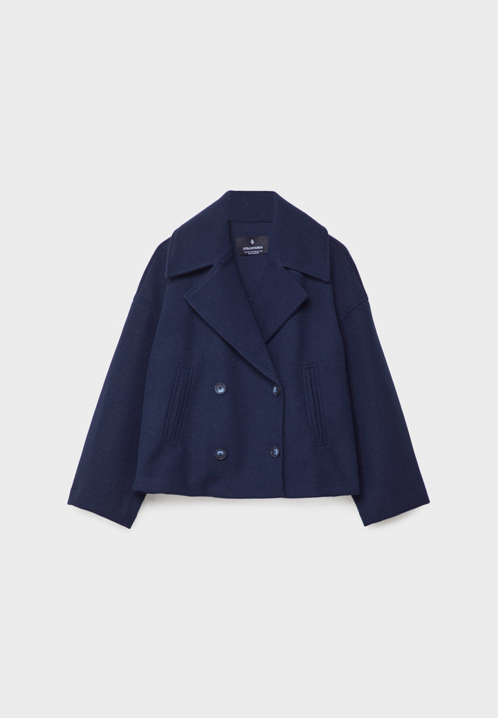 Veste courte croisée fluide moderne femme