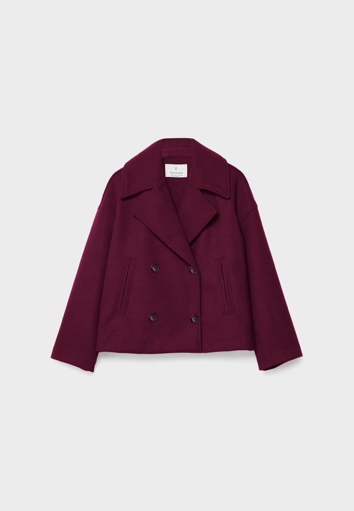 Veste courte croisée fluide moderne femme