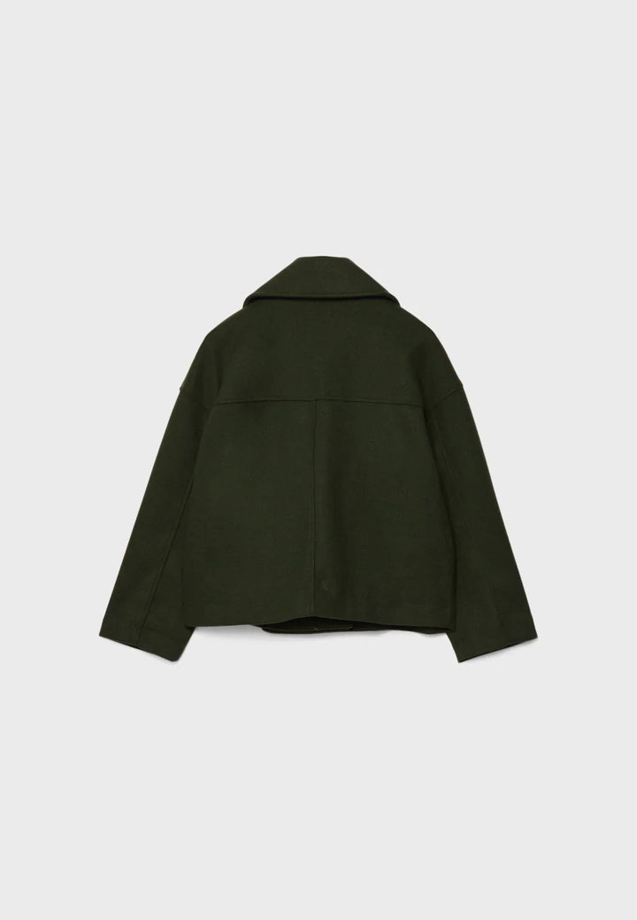 Veste courte croisée fluide moderne femme