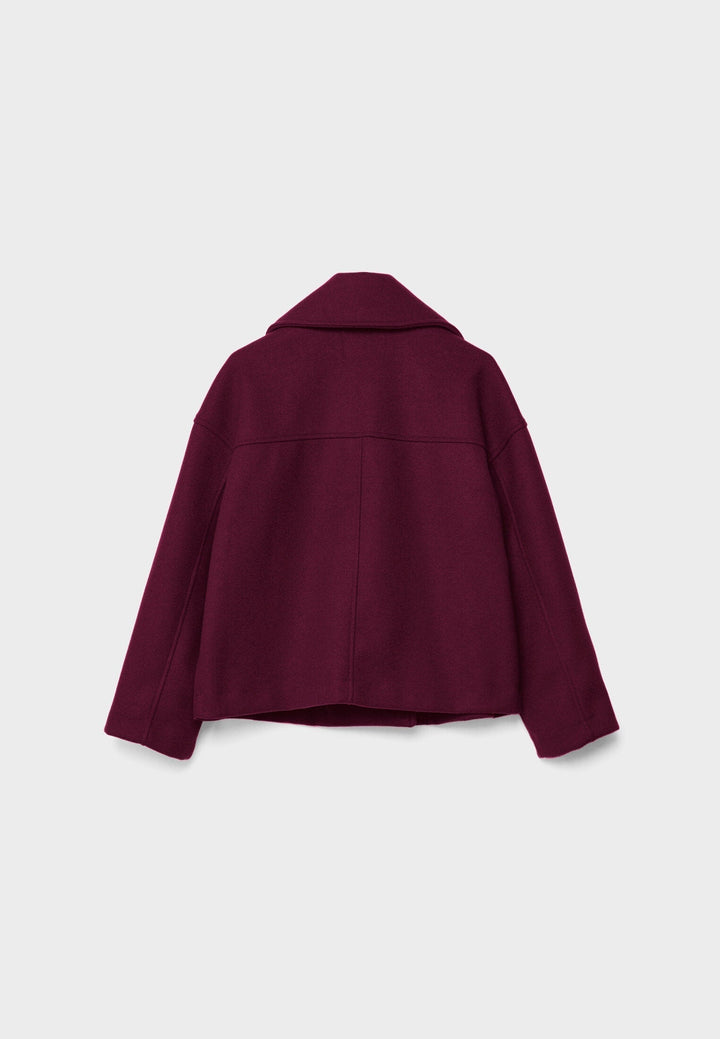 Veste courte croisée fluide moderne femme