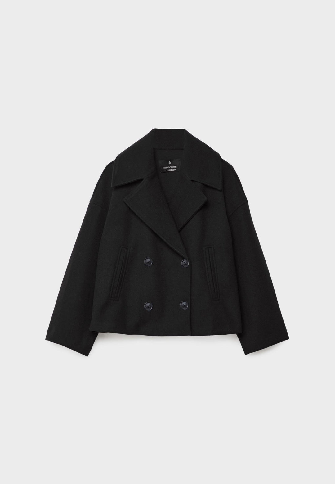 Veste courte croisée fluide moderne femme