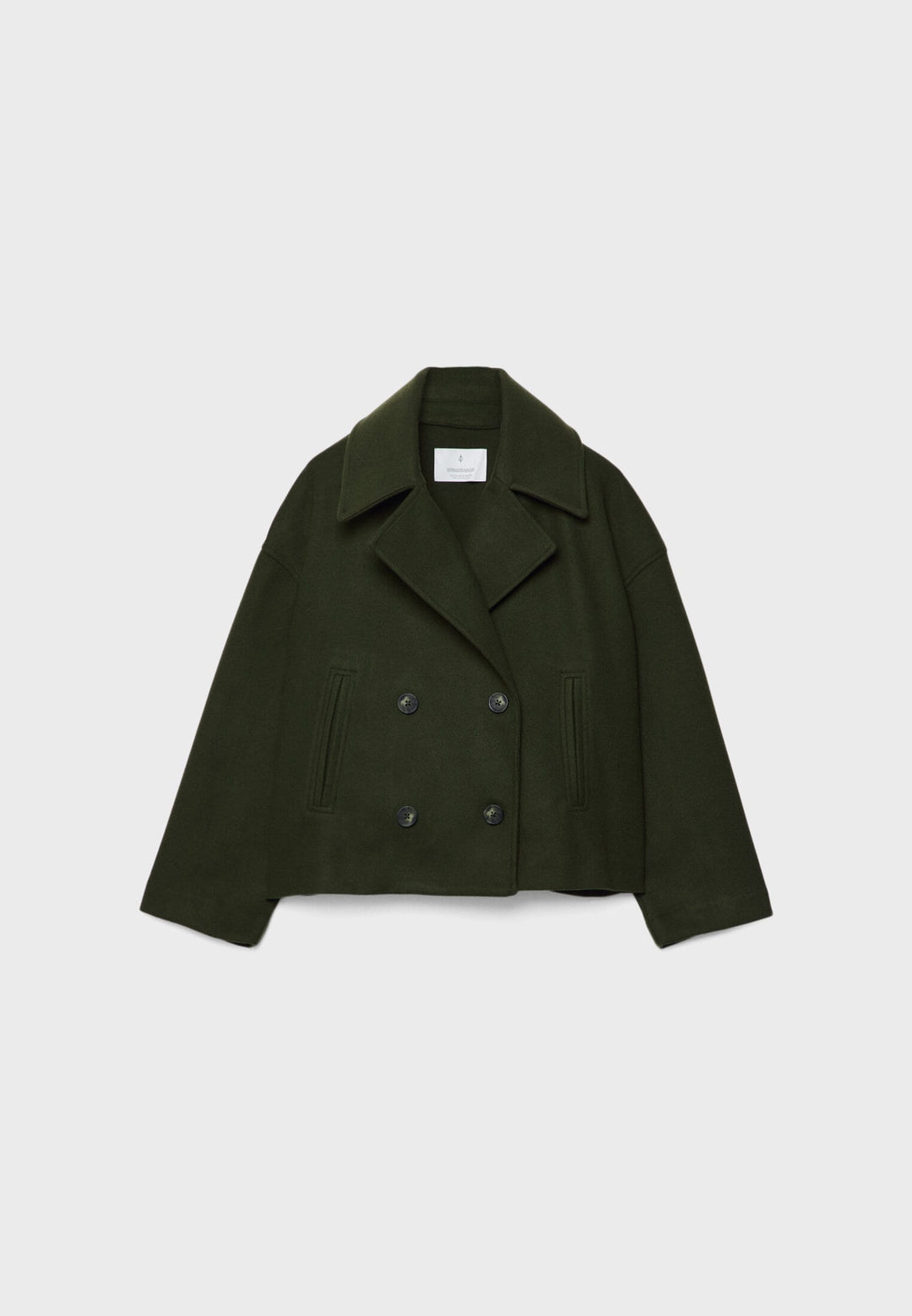 Veste courte croisée fluide moderne femme