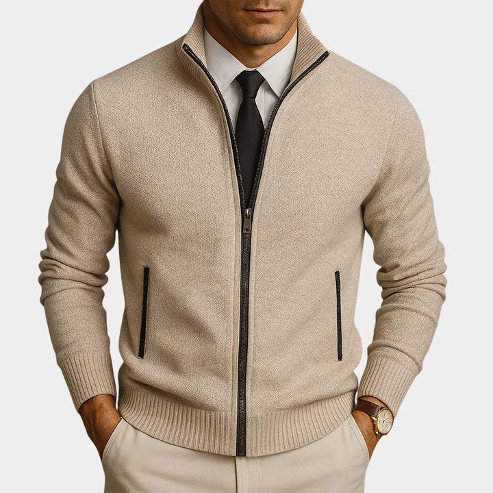 Cardigan Zippé Élégant | Lucien