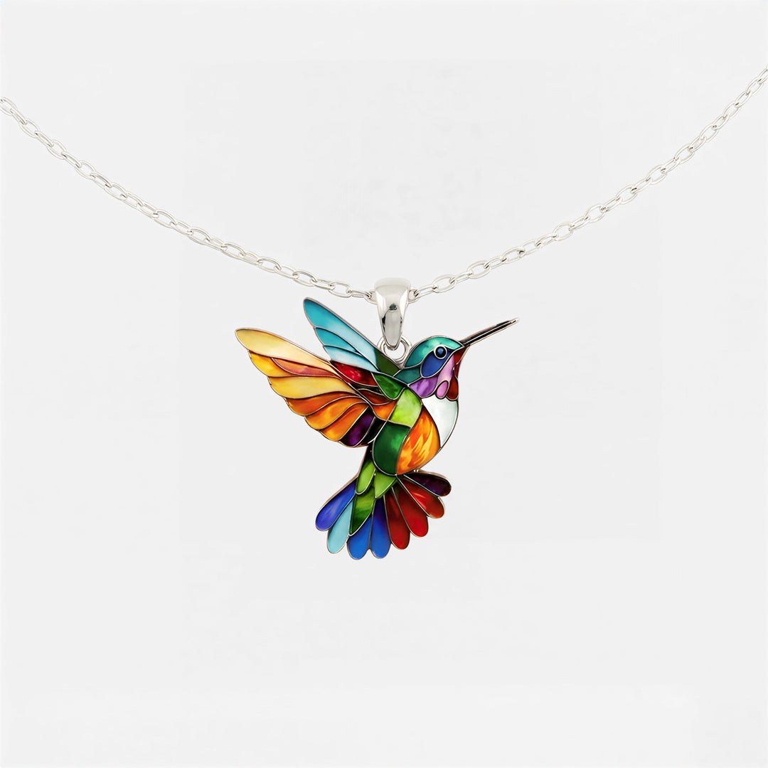 Boucles d’oreilles Colibri avec collier assorti | Liora