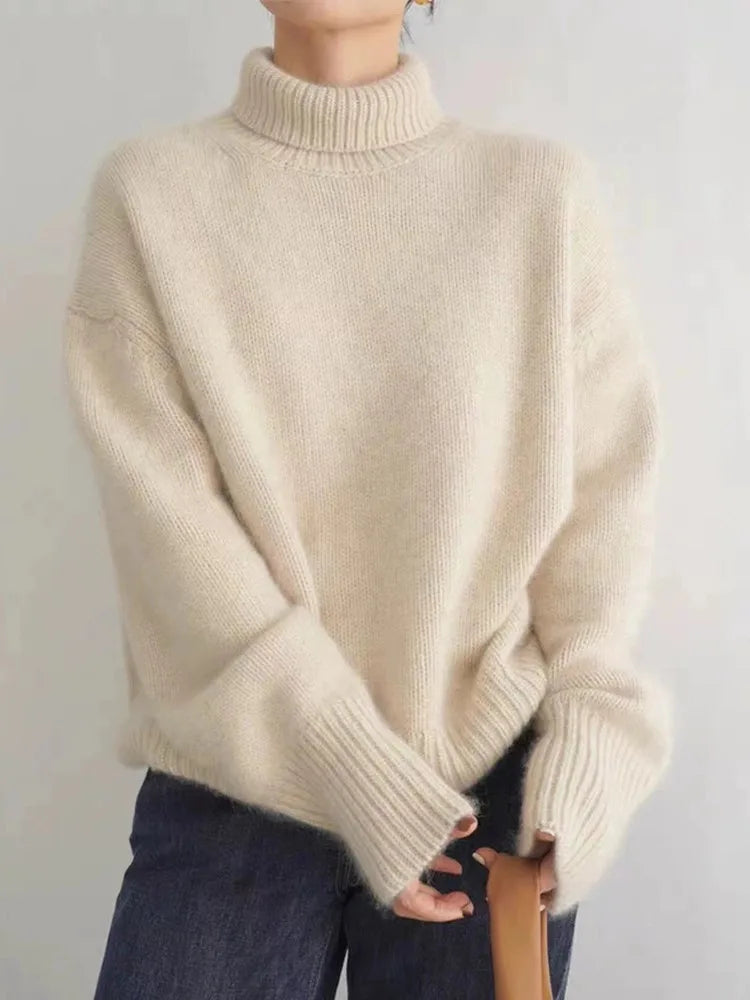 Pull À Col Montant Élégant Pour Femme | Isabella