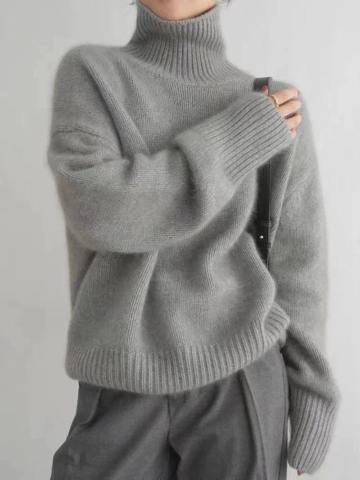Pull col montant élégant pour femme | Lira