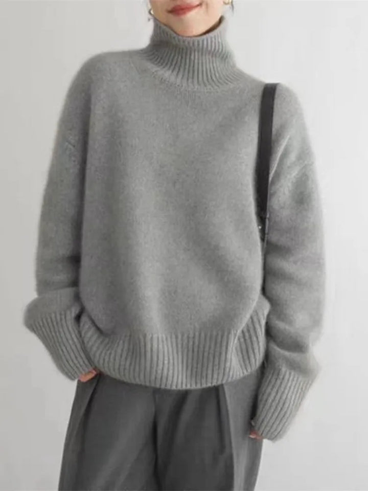 Pull col montant élégant pour femme | Lira