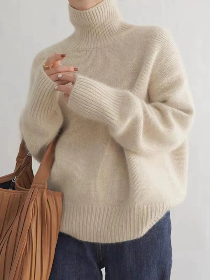 Pull col montant élégant pour femme | Lira