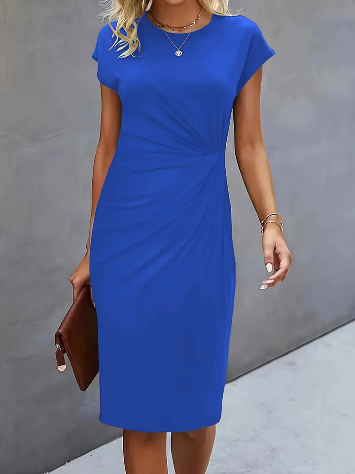 Robe midi fluide élégante femme