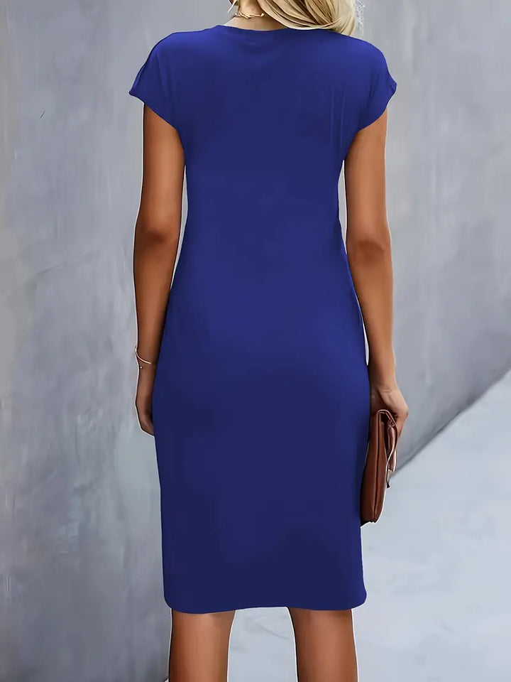 Robe midi fluide élégante femme