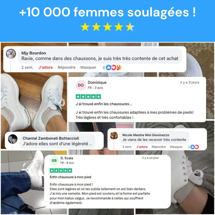 Baskets Confortables Pour Femmes | Anti-Fatigue