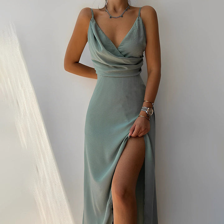Robe longue fluide élégante pour femme
