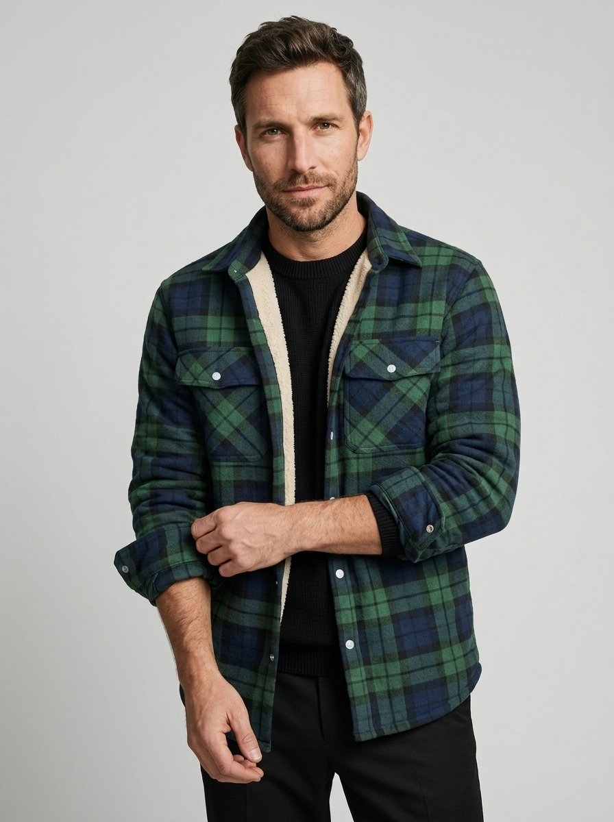 Rasmin | Veste Chemise Outdoor Doublée Laine