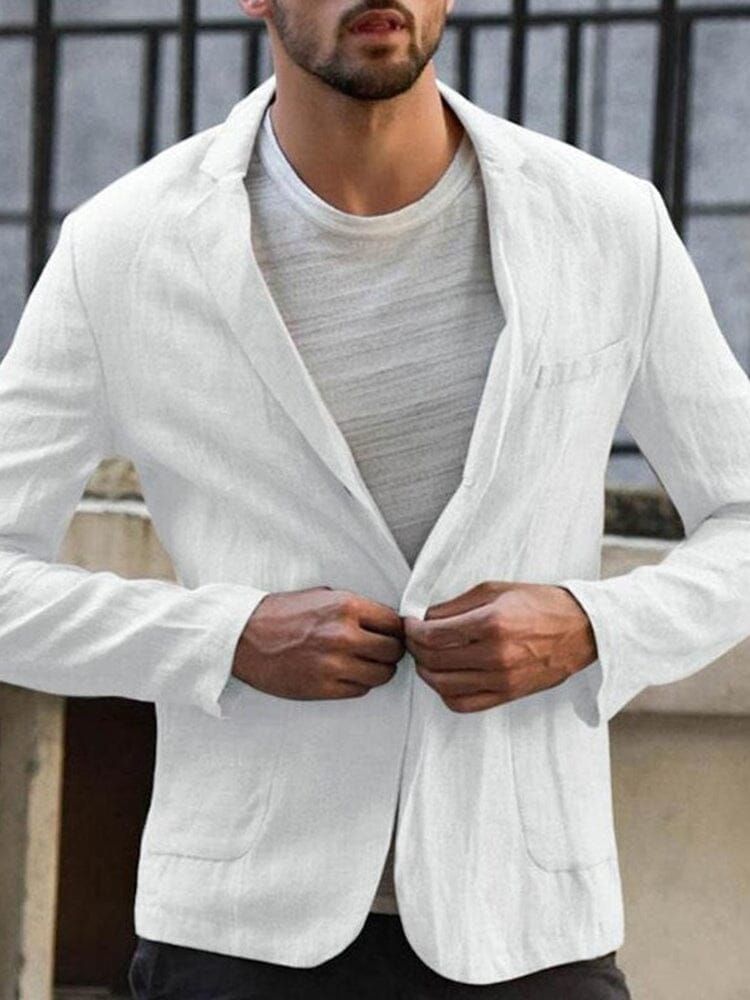 Veste Homme Blazer moderne et léger pour printemps et été