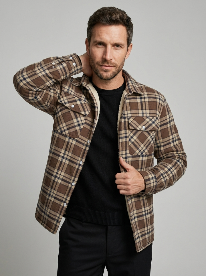 Rasmin | Veste Chemise Outdoor Doublée Laine