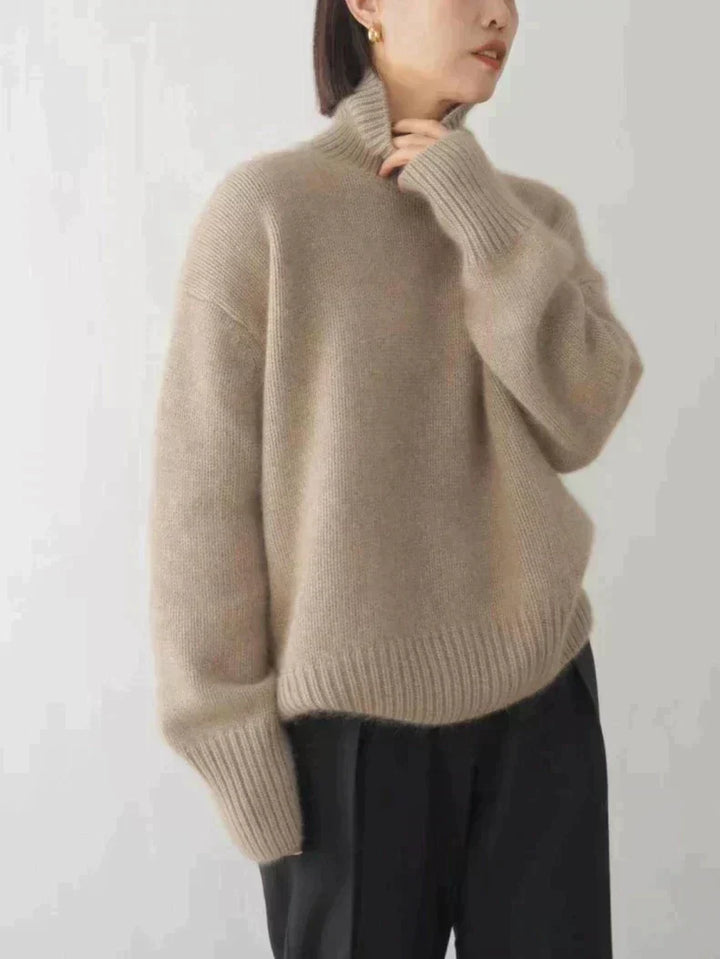 Pull col montant élégant pour femme | Lira