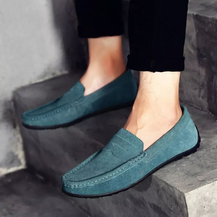 Marvélio | Mocassins Homme Orthopédiques en Cuir à Enfiler