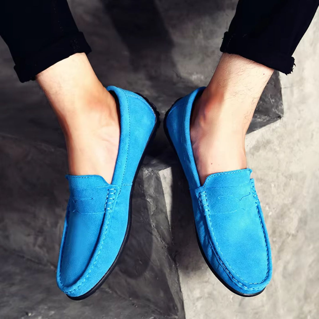 Marvélio | Mocassins Homme Orthopédiques en Cuir à Enfiler