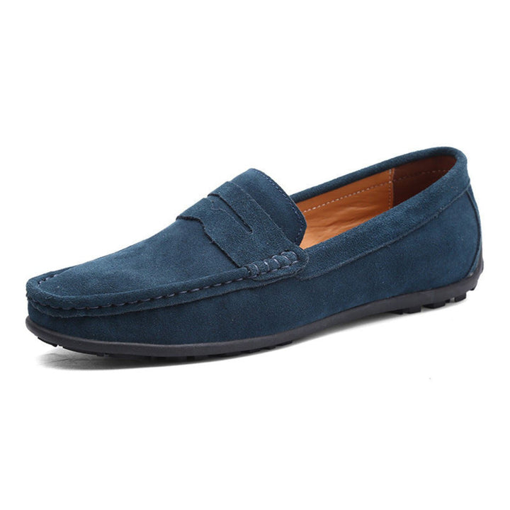 Marvélio | Mocassins Homme Orthopédiques en Cuir à Enfiler