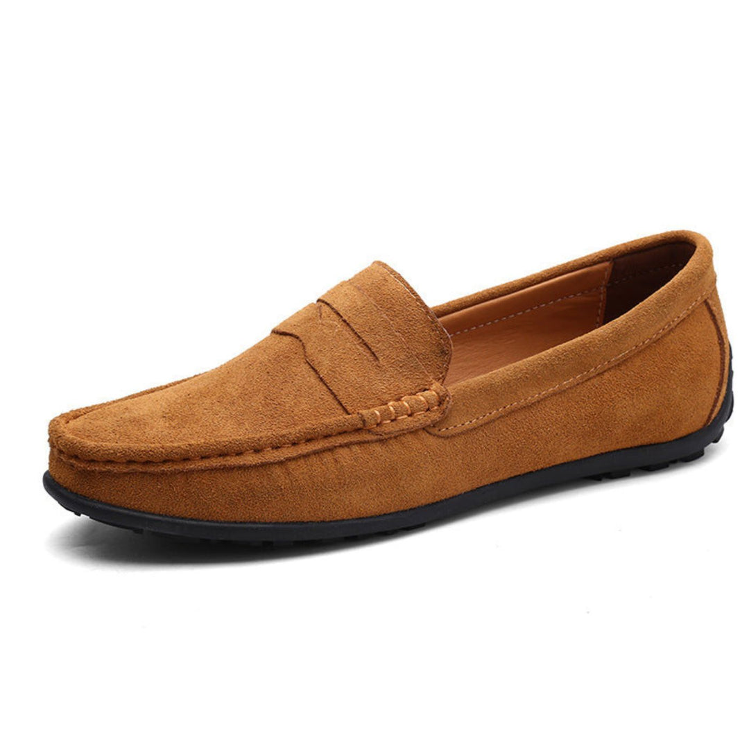 Marvélio | Mocassins Homme Orthopédiques en Cuir à Enfiler