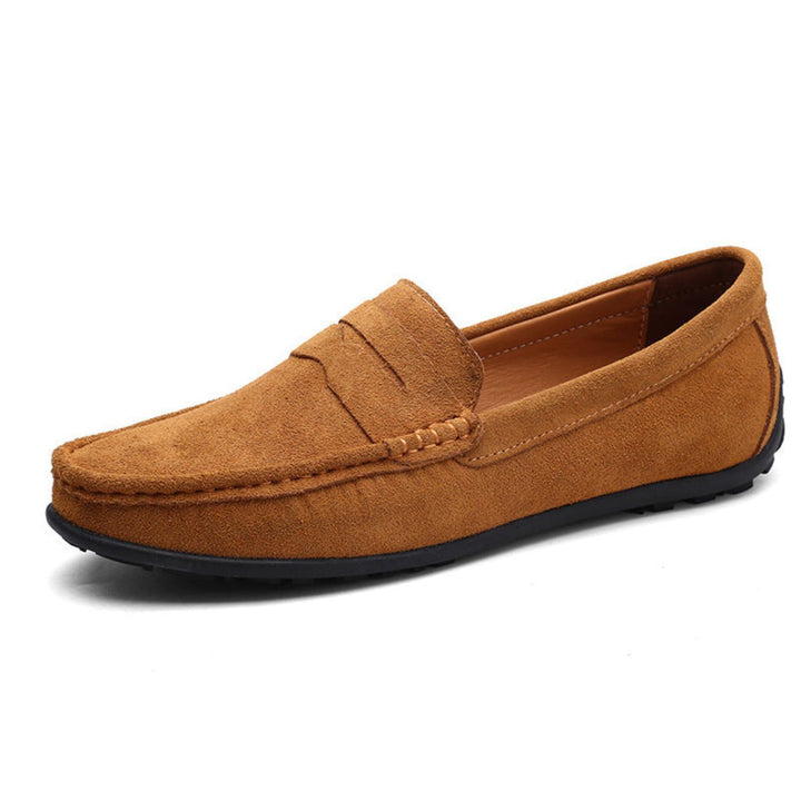 Marvélio | Mocassins Homme Orthopédiques en Cuir à Enfiler