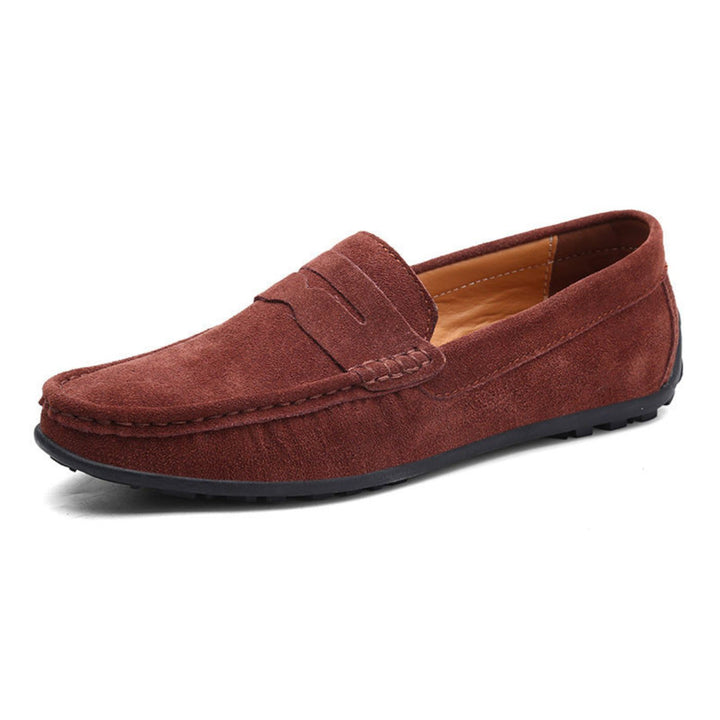 Marvélio | Mocassins Homme Orthopédiques en Cuir à Enfiler