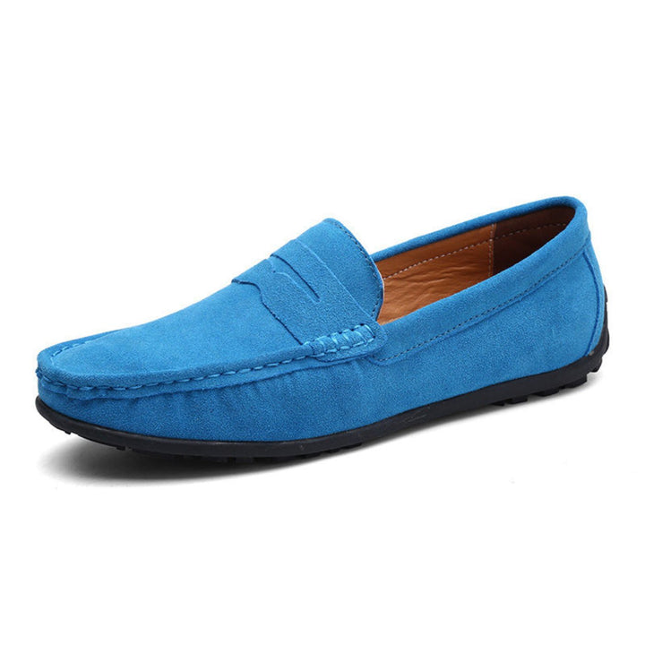 Marvélio | Mocassins Homme Orthopédiques en Cuir à Enfiler