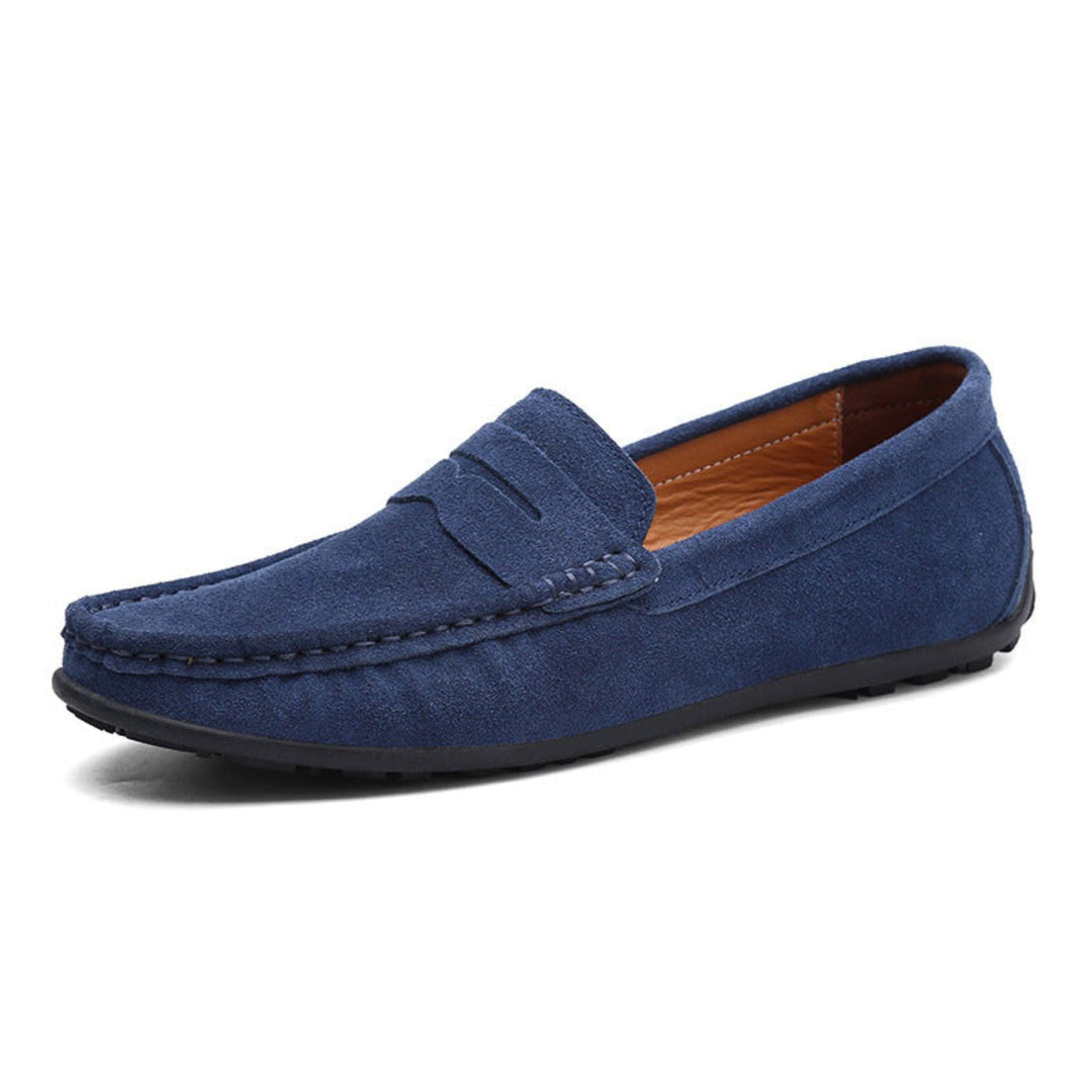 Marvélio | Mocassins Homme Orthopédiques en Cuir à Enfiler
