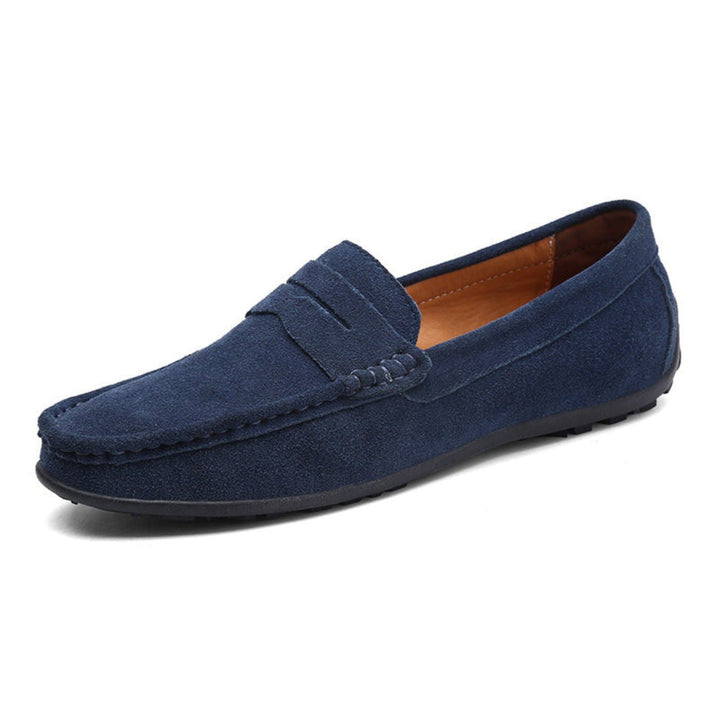 Marvélio | Mocassins Homme Orthopédiques en Cuir à Enfiler