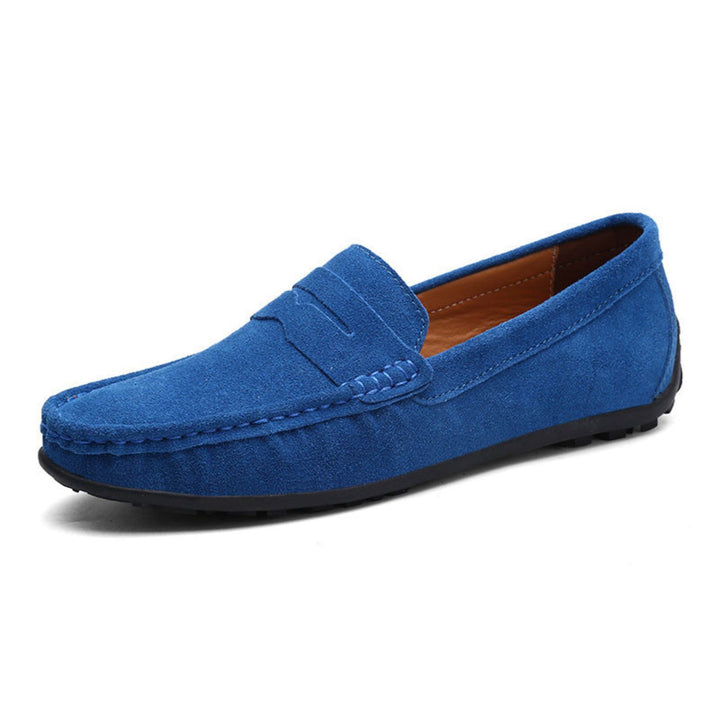 Marvélio | Mocassins Homme Orthopédiques en Cuir à Enfiler