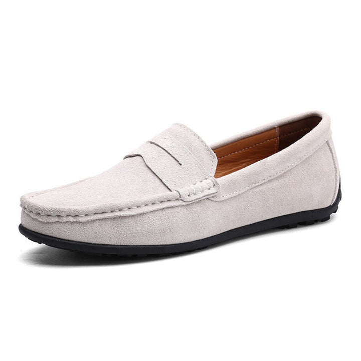 Marvélio | Mocassins Homme Orthopédiques en Cuir à Enfiler