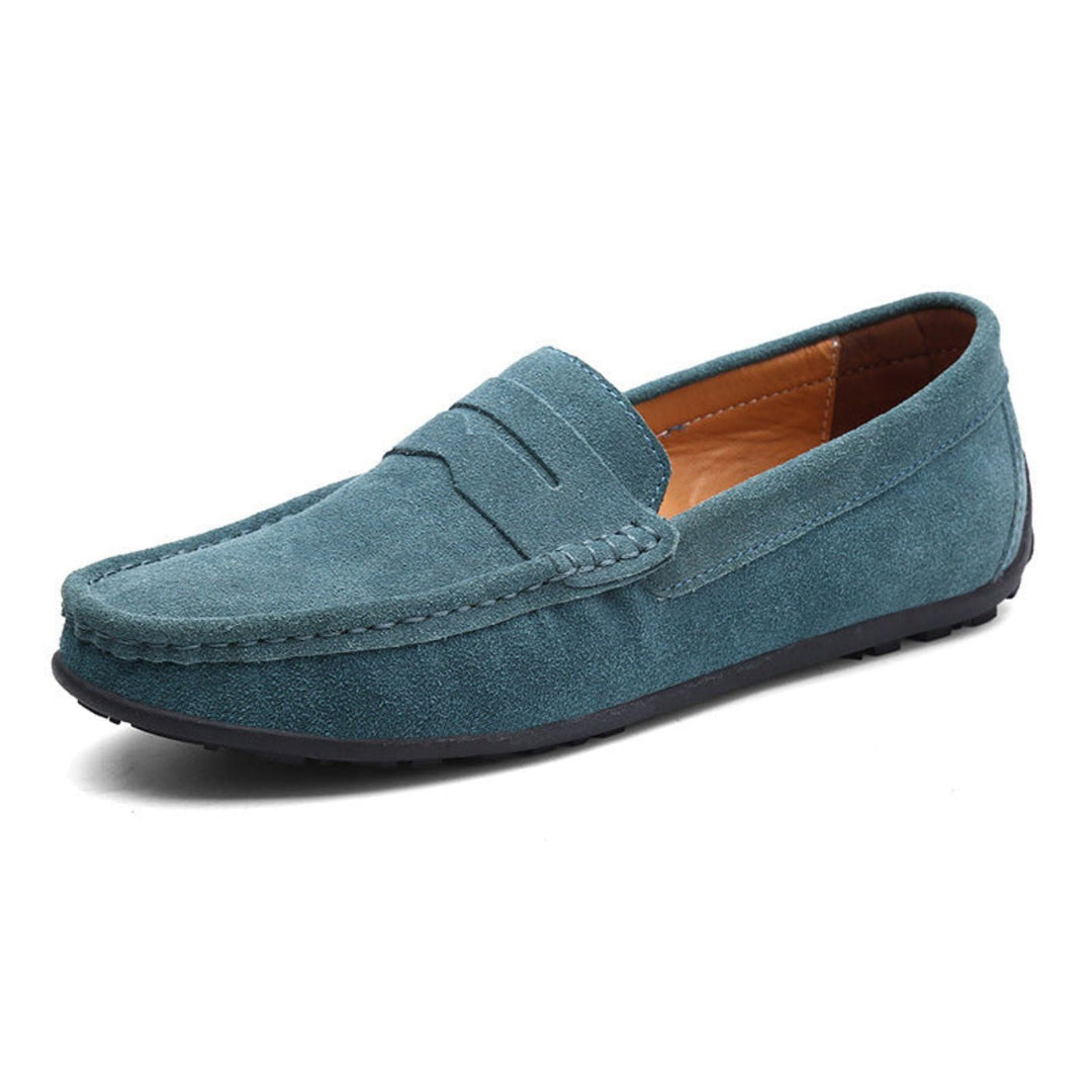 Marvélio | Mocassins Homme Orthopédiques en Cuir à Enfiler